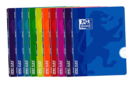 Lot de 10 couvercles de grappes d'exercice Oxford Office Openflex plastique A4