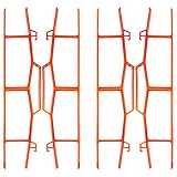 17.5" Plastic Cord Wrap Organizer – 4 Pack Orange Cable Organizer with Handle for Extension Cords, Ropes & Hoses