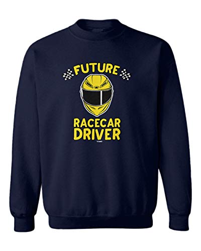 Tcombo Future Racecar Driver - Race Fast Toddler Fleece Crewneck Sweater