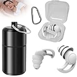 Yesmoyhe Schlafen Ohrstöpsel, 2 Paar geräuschreduzierende Ohrstöpsel, Earplugs für Schlafen, Ohrstöpsel Noise Cancelling, Ohrstöpsel Motorrad, zum Lärm Reduktion, Schnarchen (mit Tragbar Box)