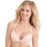 Lily of France womens Push Up Bra, Front Close - Champagne, 34A US