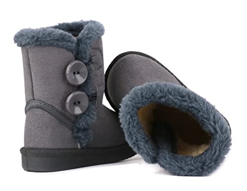 Image of Femizee Girls Boys Warm Winter Boots Kids Outdoor Snow Boots(Toddler /Little Kid)