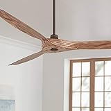 60' Aireon Bronze and Aged Boardwalk Damp Rated Outdoor Ceiling Fan - Casa Vieja