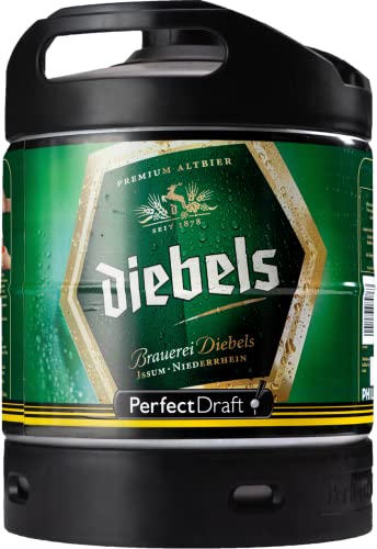 Diebels Alt Original Altbier aus Issum am Niederrhein, Bier Perfect Draft (1 x 6l) MEHRWEG Fassbier (Die Verpackung kann variieren)
