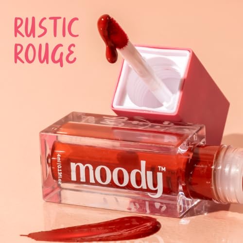 Image of Moody Drip Matte Liquid Lipstick -Blossom Burst, with Jojoba Seed Oil & Vitamin E | Transferproof, Long Lasting & Vibrant Lip Colors That Last Upto 12 Hours | Paraben Free Lip Tint, 4ml