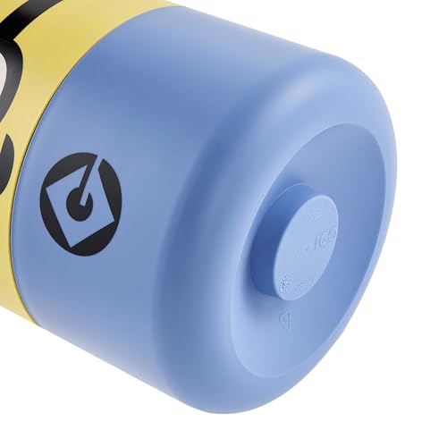 keeeper minions Aufbewahrungsbehälter Bob, 20 x 20 x 25 cm, 6 l, Stapelbar und leicht zu öffnen, Aufbewahrungsbox mit Design aus Ich einfach unverbesserlich, Gelb (Sunny Yellow)