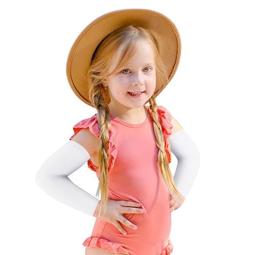 Faxianther - Faxianther Ensemble de Manchettes de Bras et de Jambe pour Enfants Unisexe Protection UV Manchon de Compression Mollet pour Course Cyclisme Camping et Sports de Plein Air