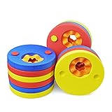 Schwimmarmbänder Set, Armbänder Float Schwimmscheiben, Eva Schaum Schwimmarmband, 6 Stück, Pool Strand Schwimmen Lernen