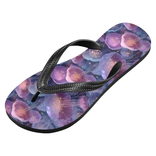 Flip Flop Sandals Surreal Jellyfish Print for Women Men Beach Outdoor XS2