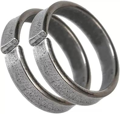 Handcrafted Pure Saturn Iron Ring Shani Real Black Horse Shoe Ring Set Of 23