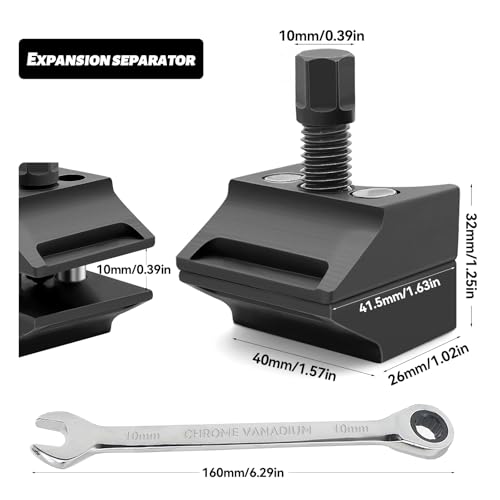 WYYFXY® Achsschenkel Spreizer Federbein Spreizwerkzeug Stoßdämpfer Werkzeug Hauet Achsschenkelspreizer Spreiznabe für Die Meisten Fahrzeugmarken und Modelle