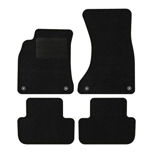 TEXER Textil Fußmatten Passend für Audi A5 SPORTBACK 8TA Bj. 2007-2016 Basic