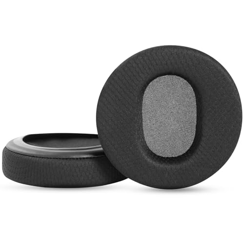 Almohadillas de repuesto compatibles con Sennheiser HD 430 HD430 HD-430, tela negra miniatura 5