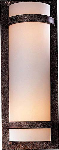 Up To 40% OFF Minka Lavery Wall Sconce Lighting 341-357, Glass Damp Bath Vanity Fixture, 2 Light, 200 Watts, Iron