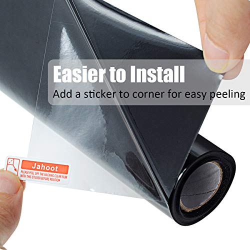 Blackout Window Film, Static Cling Window Tint 100% Light Blocking Glass Window Cover For Home Privacy, Room Darkening, Nap Time, Night Working, Baby Room, Day Sleeping (Matte Black, 35.4X78.7 Inch) #TOP6