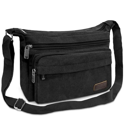 Aucuu Borsa a Tracolla, Borsa Tracolla Uomo, Messenger Crossbody Bag