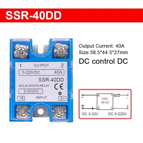 Relé SSR-40DD industrial para proyectos de domótica eficientes 2