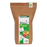 NATURLAND ZERTIFIZIERT: Der erste und einzige Bio-Dünger, der nach Richtlinien des ökologischen Anbauverbands Naturland zertifiziert ist. Unser Universaldünger besteht aus 100% Bio-Klee und Luzerne.