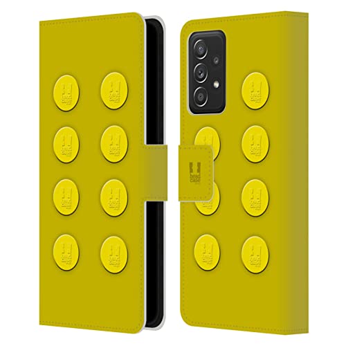 Housse Galaxy A52 design blocs de construction pour emporter vos cartes au quotidien