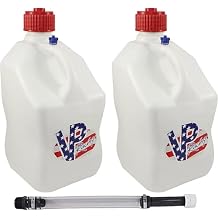 VP Racing 35221-CA, 5.5 Gallon Square Motorsport Jug Patriotic with 14" Standard Hose 2 Pack
