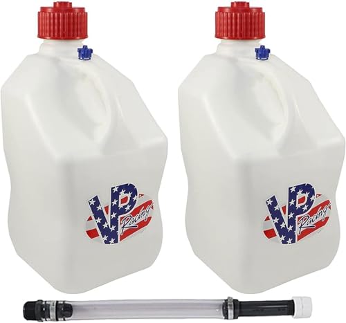 VP Racing 5-Gallon Square Motorsport Container Patriotic with 14