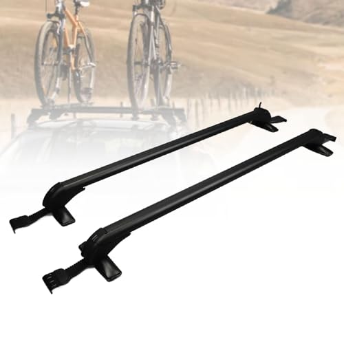Tissting Adjustable Aluminum Roof Rack - Universal Car Roof Luggage Rack for SUV with Security Lock - Fits Most Cars, Expands Storage, Easy Installation, Protective Pads Included by Tissting - Image 3