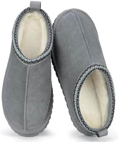 Mishansha Hausschuhe Damen Winter | Warme Plüsch Pantoffeln