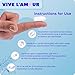 Vive L'Amour 1.5% Hyaluronic Acid Vaginal Suppositories, Vaginal Moisturizer, Continuous Hydration, Relieves Dryness, Restores Natural Softness & Elasticity, Enhances Vaginal Health (12 Inserts)