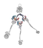 Ganz 3-Piece Colored Measuring Spoons with Hook, Mini, Rooster