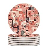 Tolles Geschenk: Runde Keramikuntersetzer sind ein durchdachtes Geschenk für Heimdekoration und Einweihungsparty und eignen sich auch ideal, um Freunden, Familie, Nachbarn und Kollegen an täglichen und besonderen Feiertagen zu geben