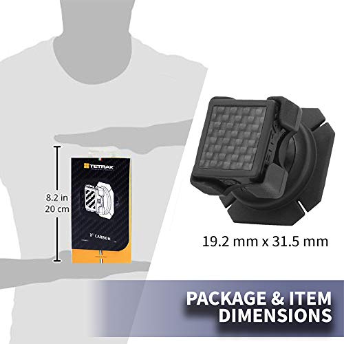 Walmec T10600 - Soporte para Smartphone para Coche, Carbono, fijación Adhesiva