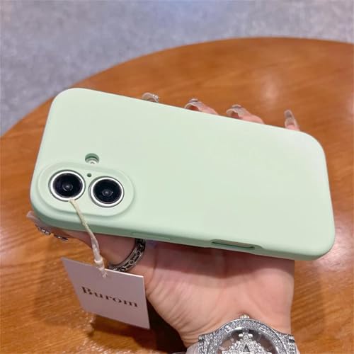 Coque silicone souple iPhone 13 Pro Max ManBo Green antichoc