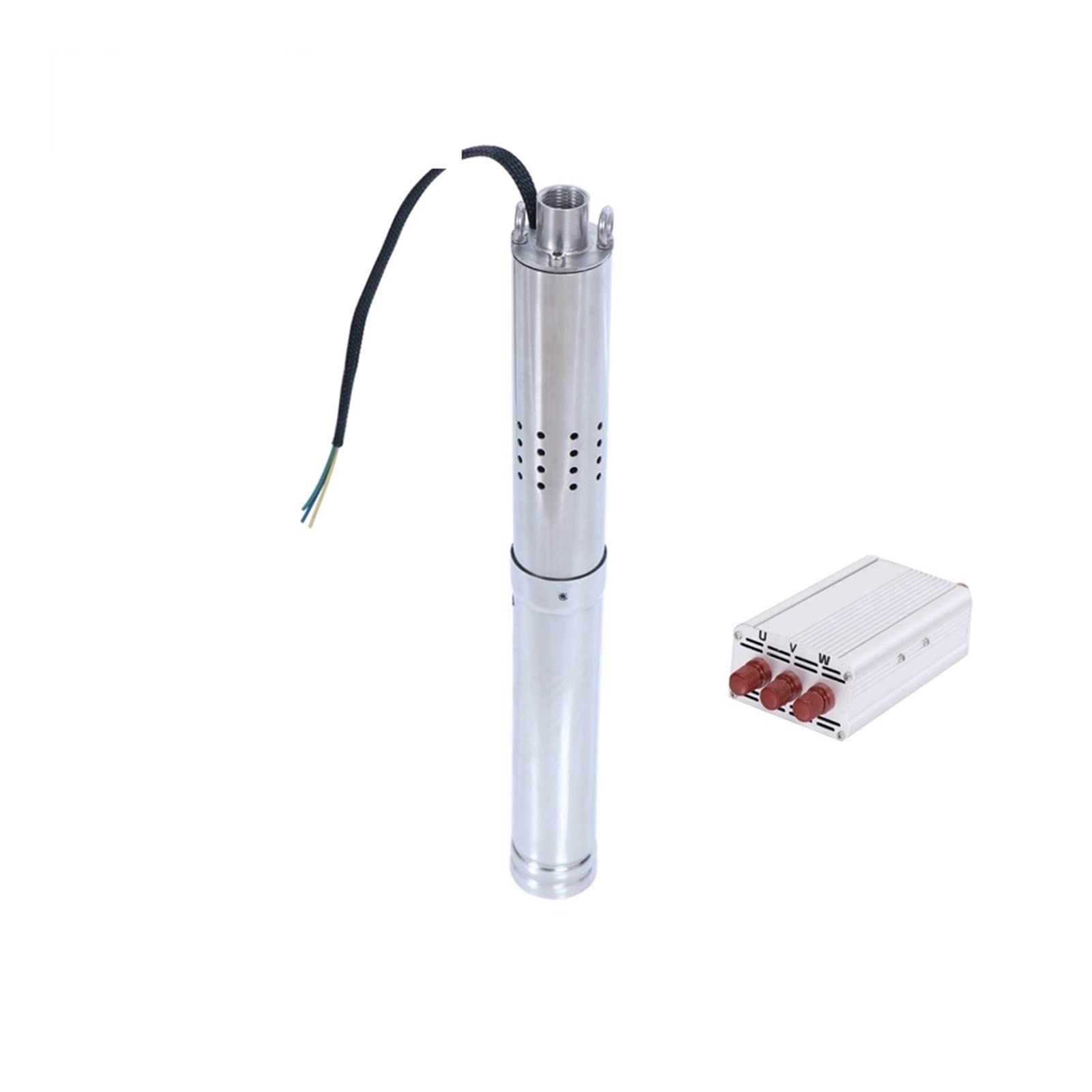 Mini Power Small Pump 24v dc Solar Water Pump, deep Well Submersible Pump 50mm (2 inch) Small Diameter Solar Submersible Well Pump (Voltage : 24 Volt DC)