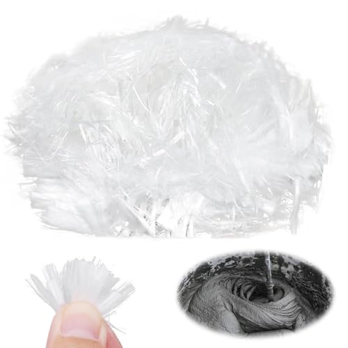 900 G De Fibra De Polipropileno, 12 Mm Para Hormigón, Fibras De Polímero, Resistencia De Refuerzo De Fibras De Polímero, Evita La Formación De Grietas, Reduce La Contracción, Homogénea, Para Hormigón