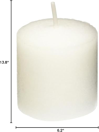 Miniatura 2 de Yummi Velas votivas blancas sin perfume de 10 horas -21 por paquete