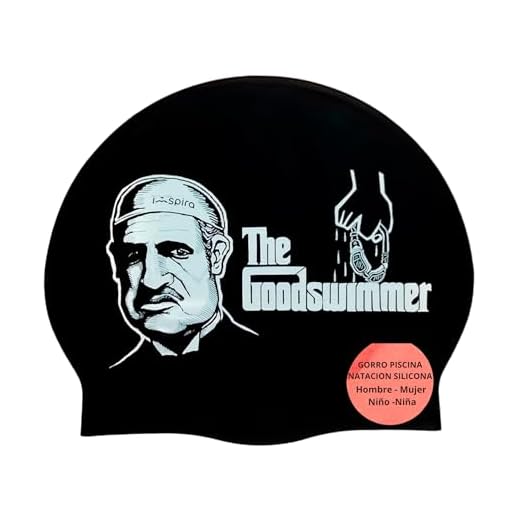 Gorro de Silicona The GOODSWIMMER | Gorro de Natación | Gorro de Piscina | Alta Comodidad y Adherencia | Arte y Natación