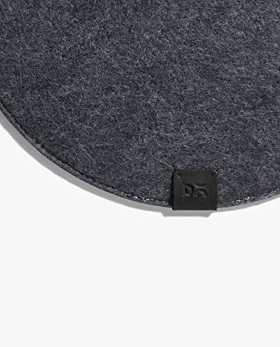 Image of DailyObjects Felt Desk Trio Bundle with Desk Mat|Coaster|Orb Mouse Pad - Limited Edition - Black