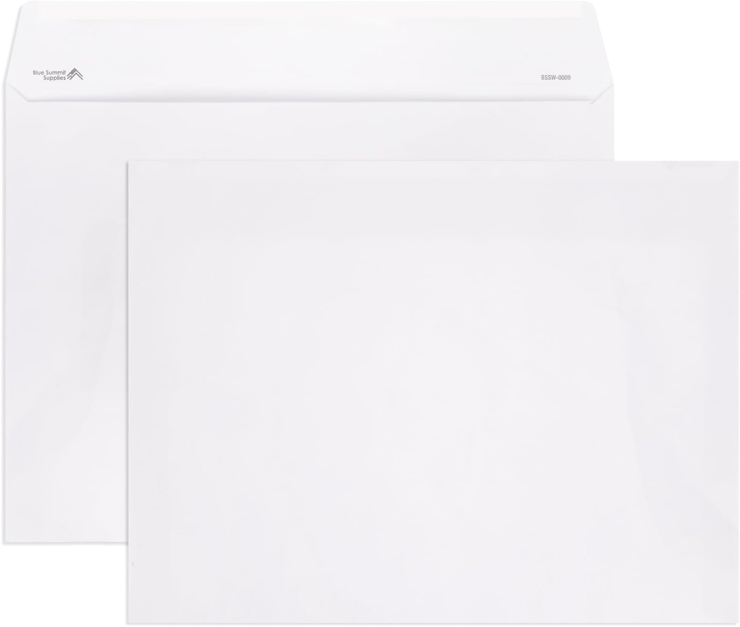 Blue Summit Supplies 100 9” x 12” Booklet Envelopes, White