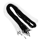 NUOBESTY 5 Juegos Sudadera con Cordón Cordones Elasticos Cuerda Elastica Tendedero De Cuerda Cable De Altavoz De Subgraves Línea Cordón Práctico Cordón De Reemplazo Algodón 16 Piezas X 5