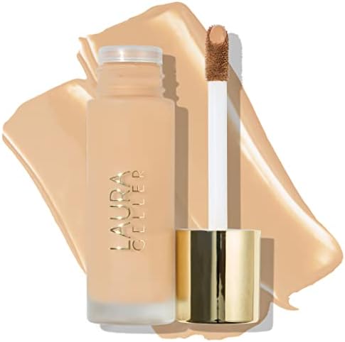 Amazon : LAURA GELLER Double Take Liquid Foundation Medium to