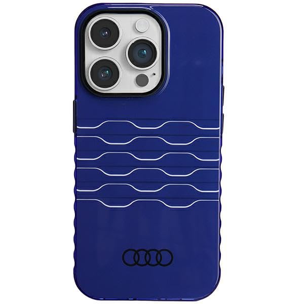 Audi IML Case Cover pour iPhone 14 Pro 6.1" Bleu Bleu hardcase AU-IMLMIP14P-A6/D3-BE