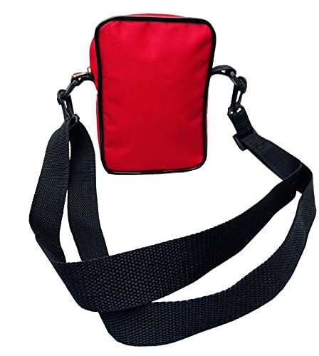 Shoulder Bag Bezzbags Mini Bolsa Tira Colo Necessaire vermelha Pochete