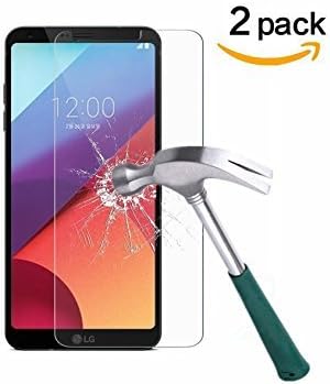 TANTEK[2-Pack Screen Protector for LG G6,Tempered Glass Film,Ultra Clear,Anti Scratch,Bubble Free,Case Friendly