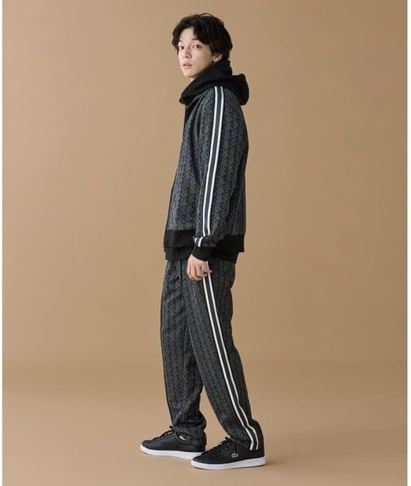 Amazon.co.jp: [ラコステ] モノグラムジャカードトラックジャケット