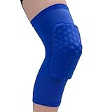 Black Temptation Schutzausrüstung Radsport Basketball Fußball Shooting Knieschützer-Blau