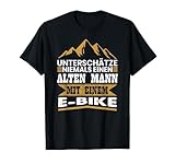Herren T-Shirt E-Bike Fahrrad E Bike Elektrofahrrad Spruch T-Shirt