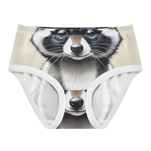 Girls Underwear Toddler 2t Cotton Cute Panties Girl Print Kids Undies Briefs Cute Raccoon Bear Funny