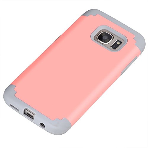 Dream Wireless Cell Phone Case For Samsung Galaxy S7 - Retail Packaging - Grey Skin/Light Pink Pc #TOP2