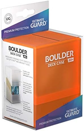 Miniatura 4 de Ultimate Guard Boulder 80+ - Estuche para cubierta Poppy Topaz