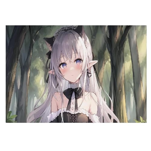 Póster de arte moderno de anime en tamaño 40x60 cm para decoración del hogar